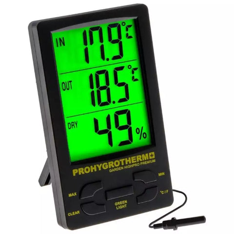 Garden Highpro ProHygro Hygrothermo Pro, 2 Messpunkte, Themo-Hygrometer