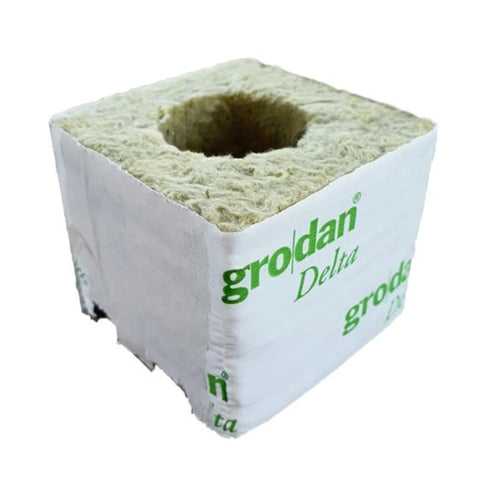 Grodan Delta 4 Steinwollblock 7,5x7,5 (gr. Loch 40/35)