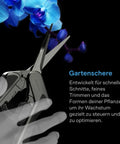 AC Infinity Präzisionsschere beim feinen Schnitt an einer Orchidee