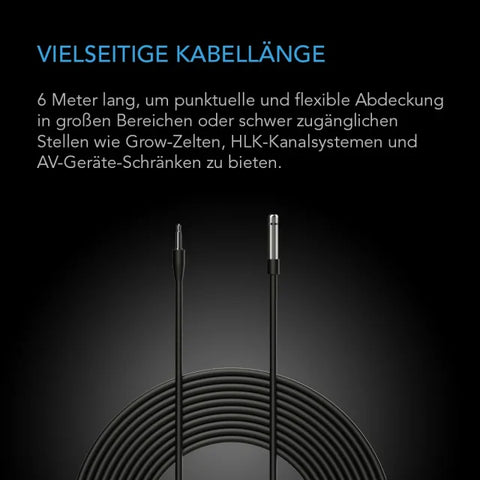 AC Infinity Klimasensor mit 6,1 m langem Kabel für Growbox, Lüftungskanal und Technikschrank