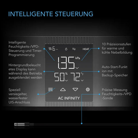 AC Infinity Cloudforge T5 Luftbefeuchter 9L