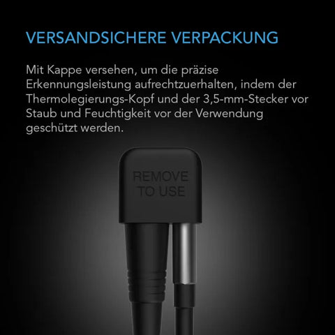 Schutzkappe für Sondenkopf und 3,5-mm-Stecker des AC Infinity Klimasensors