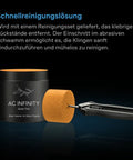 Reinigungsset der AC Infinity Präzisionsschere: Dose mit Scheuerschwamm zum Säubern der Klingen