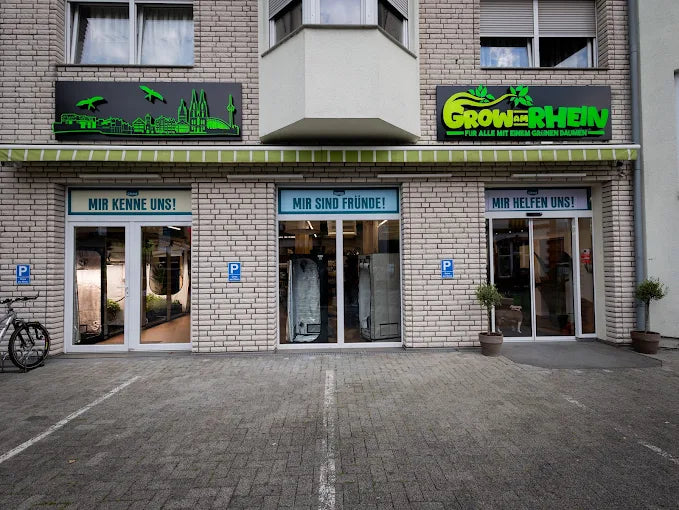 Ladenlokal von Grow am Rhein, Growshop in Köln-Porz, Hauptstraße 370