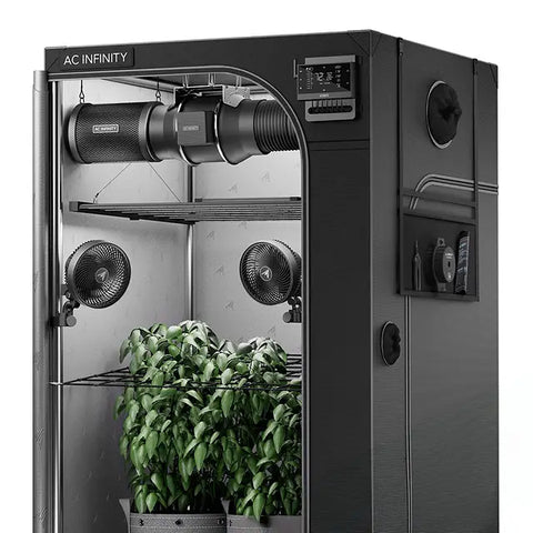 AC Infinity AI+ PRO Growzelt Komplettset 120x120x200 cm – 4 Pflanzen, 500W LED