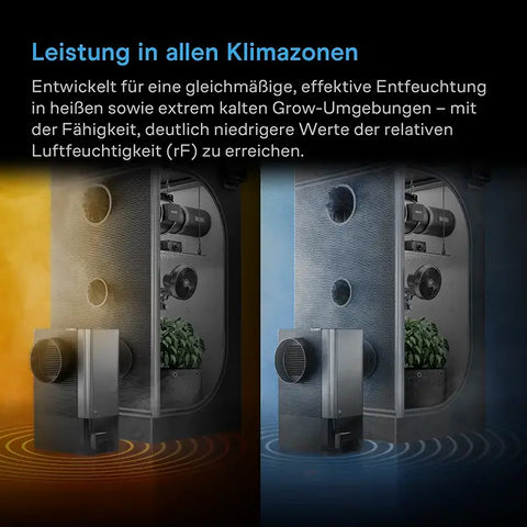 AC Infinity Hydrone 5 Luftentfeuchter bis zu 120 x 120 cm