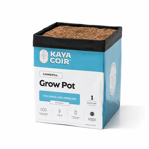 Kaya Coir Loose Fill 70/30 Grow Pot 4,73 L – Stofftopf mit Kokos-Perlit